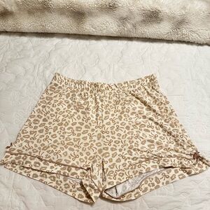 Wild Indigo Leopard Print Shorts
